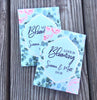 eucalyptus pink flower seed packets favors
