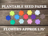plantable flowers seed paper confetti wedding