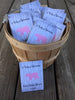 pink and blue bear baby shower seed packets favors