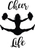 Personalized cheerleader tumbler