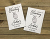 bunny baby shower seed packets favors