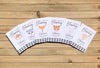 woodland animals fox or bear baby shower seed packets favors