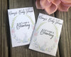 white bunny woodland baby shower seed packets favors