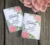 Pink Rose Floral Baby Shower Seed Packets Favors