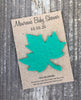 Fall plantable leaf baby shower favors