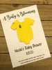 Plantable paper baby shower favors unisex