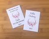 Antler Boho Christening favors