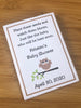 owl baby shower seed packets gifts