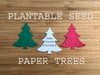 Plantable Paper Christmas favors
