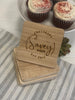 Corporate Logo Wood Coasters