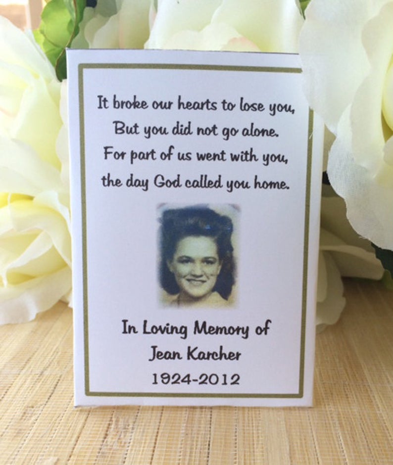 Seed Envelopes for Memorial Service, Gone But Not Forgotten (3.5 x 5 in,  100 Pack), PACK - Harris Teeter