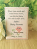 owl baby shower seed packets gifts