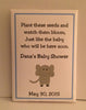 Elephant Circus Baby Favors, Baby Shower Seed Packets Favors