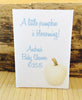 Pumpkin Favors Fall baby shower seed packets