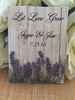 Lavender Wedding Seed Packet Favors Purple
