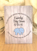 Elephant Baby Shower Seed Packets - Favor Universe