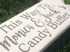Wedding reception Arrow sign - Favor Universe