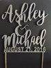 Wedding Cake Topper (First Names) - Favor Universe