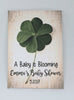 Shamrock Baby Shower Seed Packets - Favor Universe