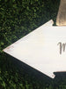 Wedding reception Arrow sign - Favor Universe