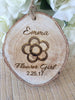 Personalized flower girl ornament - Favor Universe