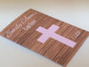 Pink Cross Baptism Seed Packets - Favor Universe