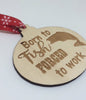 funny fishing ornament - Favor Universe