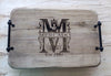 Natural Wood Engraved Serving Tray - Favor Universe