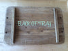 Natural Wood Engraved Serving Tray - Favor Universe