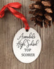 Tennis Ornament, tennis christmas ornament, tennis team gift, bowlers gift, custom tennis ornament, personalized tennis ornament,tenis ball - Favor Universe
