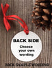 personalized bat ornament - bat lover gift - custom bat ornament - Favor Universe