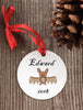 personalized bat ornament - bat lover gift - custom bat ornament - Favor Universe