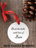 personalized bat ornament - bat lover gift - custom bat ornament - Favor Universe