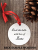 personalized bat ornament - bat lover gift - custom bat ornament - Favor Universe