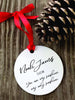 Baby Photo Ornament - First Christmas Ornament - babys 1st Christmas - Favor Universe