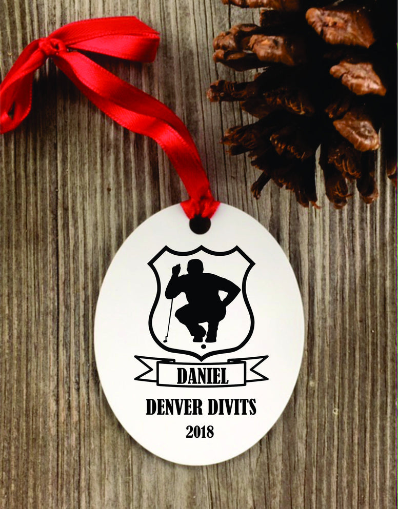 golf Ornament, custom golf ornament, golfer christmas ornament, personalized golf coach gift, golf team gift - Favor Universe