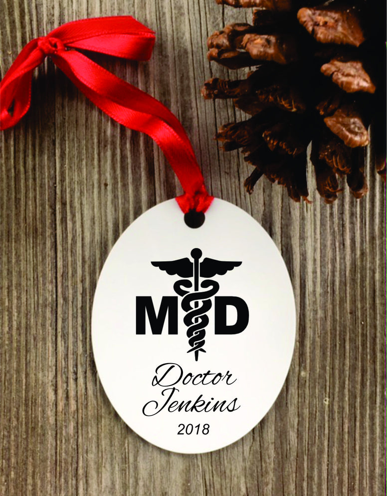 doctor Ornament, doctor Gift, gift for doctor, doctor christmas ornament, medical gift, medical student, medical school gift - Favor Universe