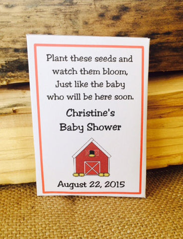 Barn Baby Shower Favors - Favor Universe
