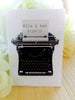 Typewriter seed packet favors - Favor Universe