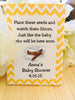 Airplane Baby Shower Seed Packet - Favor Universe
