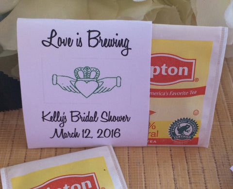 Claddagh Wedding Tea Packets - Favor Universe