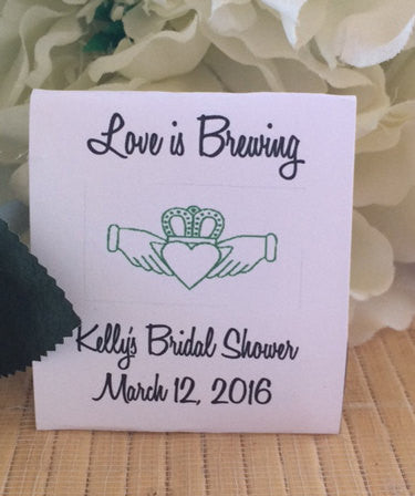 Claddagh Wedding Tea Packets - Favor Universe