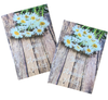 Custom Rustic Daisy Personalized Wedding Seed Packets