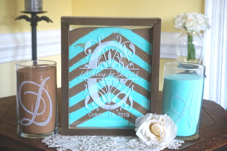 Unity frame sand ceremony set - Favor Universe