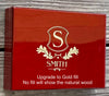 Engraved cigar box - cigar case - Personalized humidor