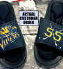 Slide Sandals - Custom Slides with Team Logo - Personalized Slides - Favor Universe