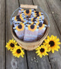 Sunflowers on Burlap and Lace Seed Packets - Favor Universe